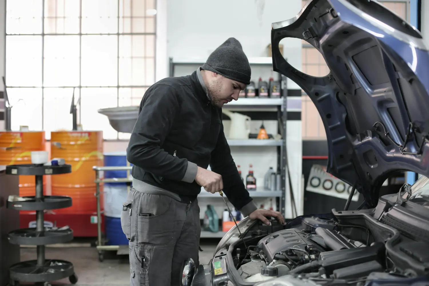 Autoreifenreparatur von Mobiler Fahrzeug Service